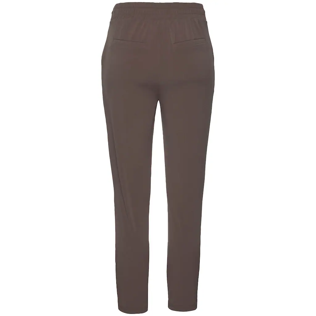 LASCANA Schlupfhose aus glatter Jerseyqualität leichte Sommerhose mit Taschen bügelfrei Letzte 2 Tage