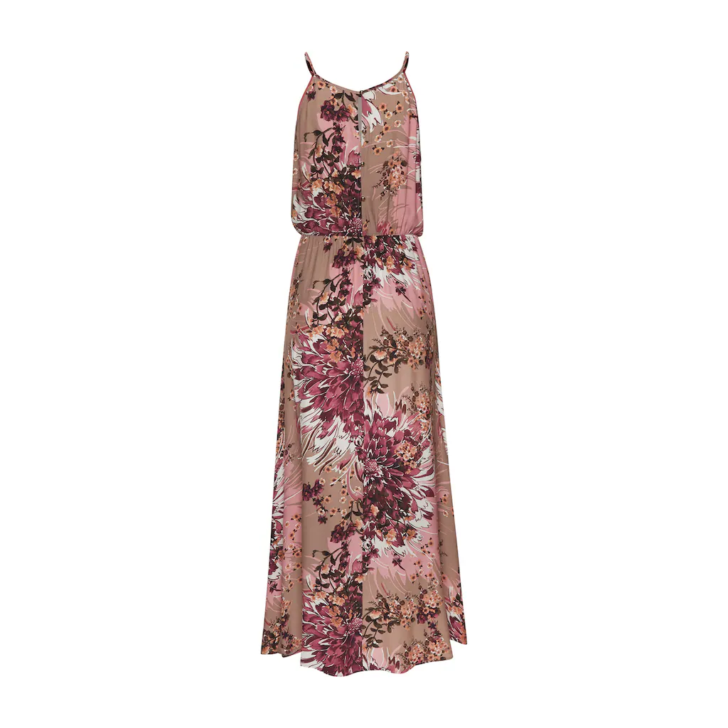 LASCANA Maxikleid mit Alloverdruck luftiges Sommerkleid Strandkleid Bis zu 65% Rabatt