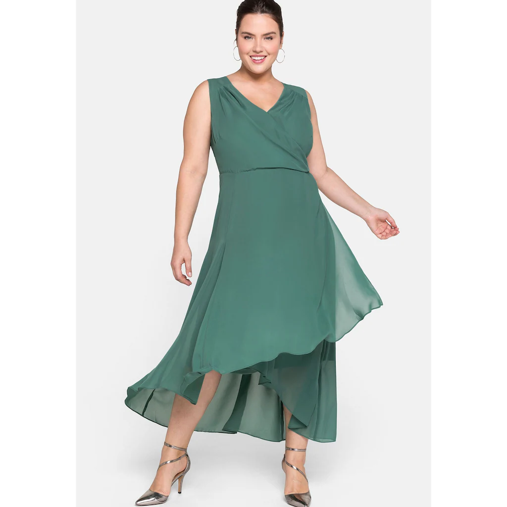 Sheego Abendkleid »Große Größen« in Wickeloptik Im Verkauf