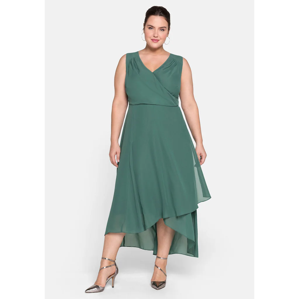 Sheego Abendkleid »Große Größen« in Wickeloptik Im Verkauf