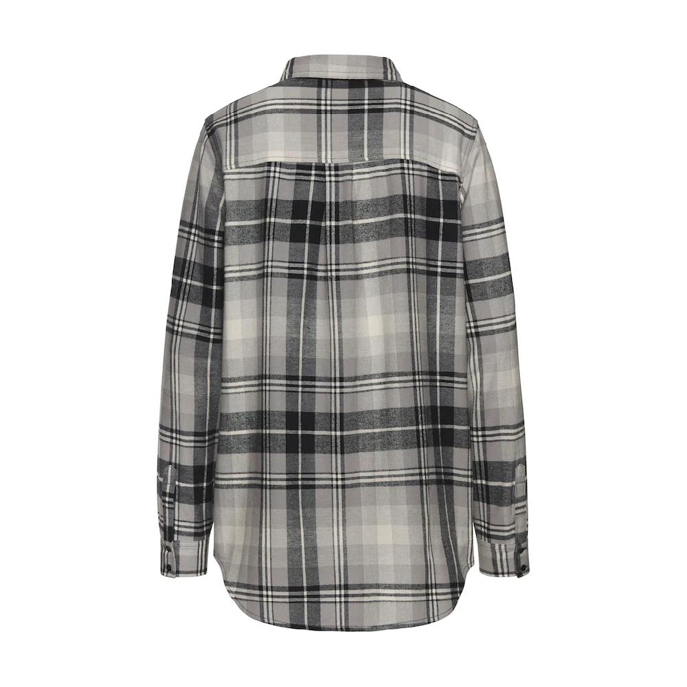 Buffalo Hemdbluse aus weichem Flanell mit Blusenkragen Flanellhemd Karobluse 50% Rabatt für begrenzte Zeit