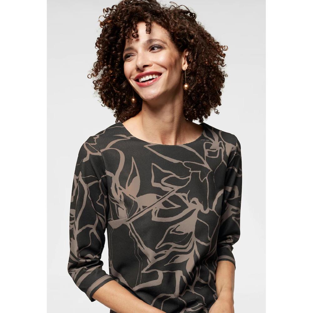 Aniston SELECTED Jerseykleid mit interessantem Allover-Print 2025