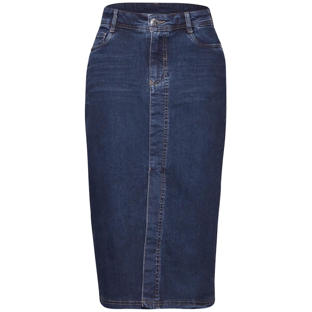 STREET ONE Jeansrock aus Baumwolle mit Stretchanteil Fabrik Onlineshop
