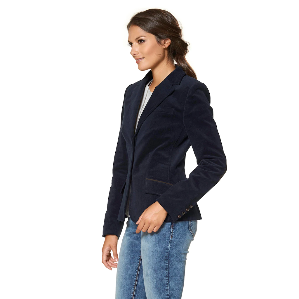Aniston CASUAL Jackenblazer mit Stoff-Einfassungen und Ärmelpatches Online Shopping