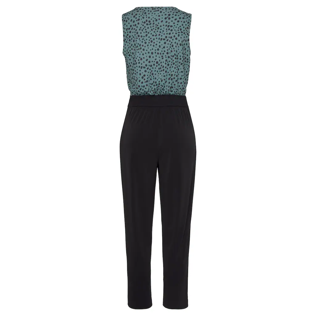LASCANA Overall mit überlappendem Oberteil eleganter Jumpsuit Business-Look Weihnachtsangebot