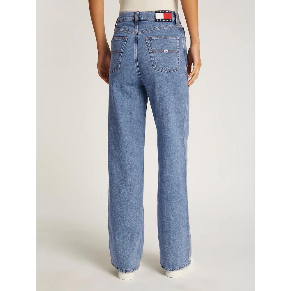Tommy Jeans Weite Jeans »Claire High Rise« mit Logo-Badge Lagerräumung
