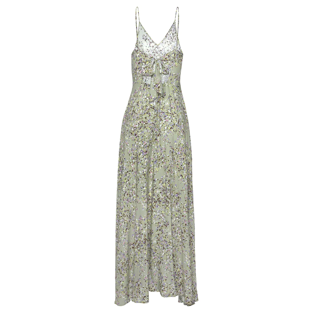 LASCANA Maxikleid aus gewebter Viskose Cut-Out am Rücken Chiffon-Qualität Sommerkleid Exklusive Angebote