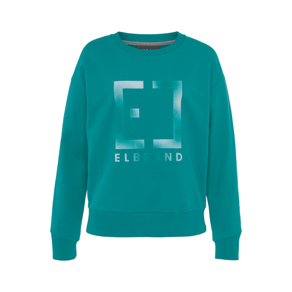 Elbsand Sweatshirt »Fionni« mit großem Logoprint sportlich-casual Blitzangebot