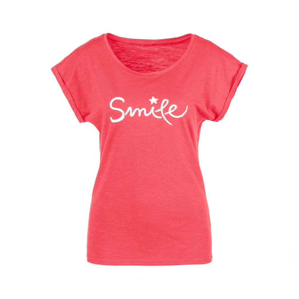 Beachtime T-Shirt »mit Frontdruck "Smile"« aus weicher Baumwoll-Qualität Große Rabatte