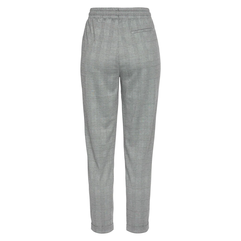Vivance Jogger Pants mit Karomuster und seitlichen Taschen Karohose Riesige Ersparnisse