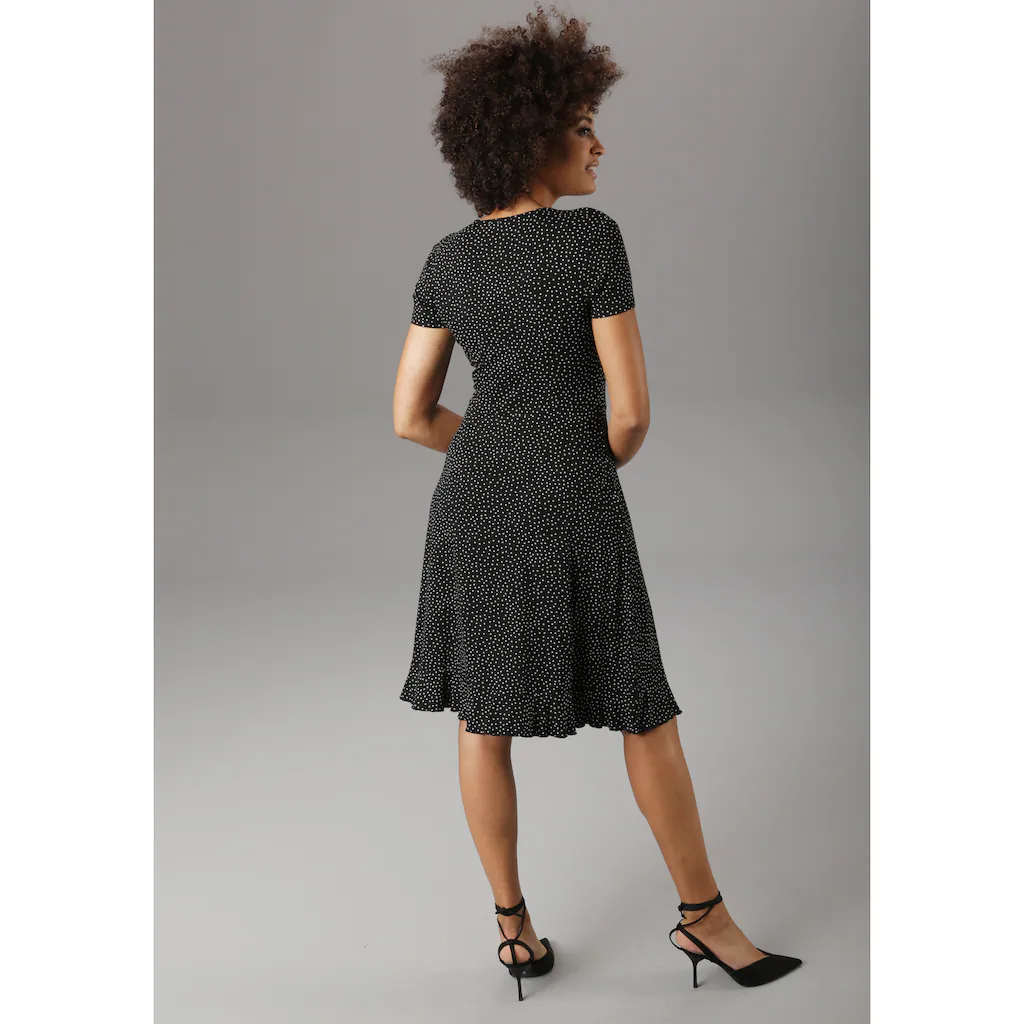 Aniston SELECTED Sommerkleid mit Volant Super Sparpreis