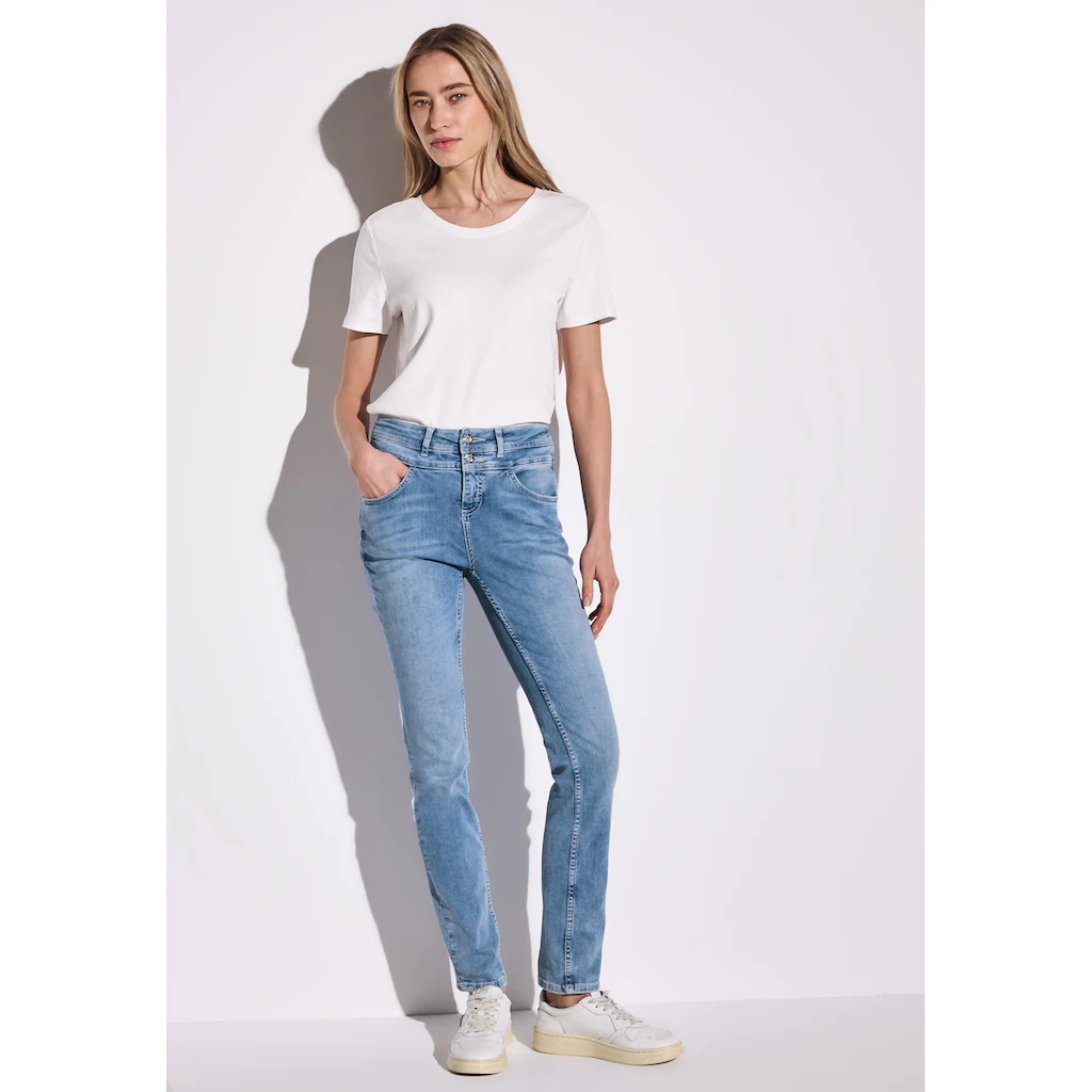 STREET ONE Comfort-fit-Jeans High Waist Bis zu 50% Rabatt
