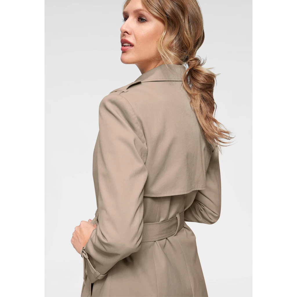 Aniston CASUAL Trenchcoat mit Gürtel zum Regulieren Sonderangebot der Fabrik