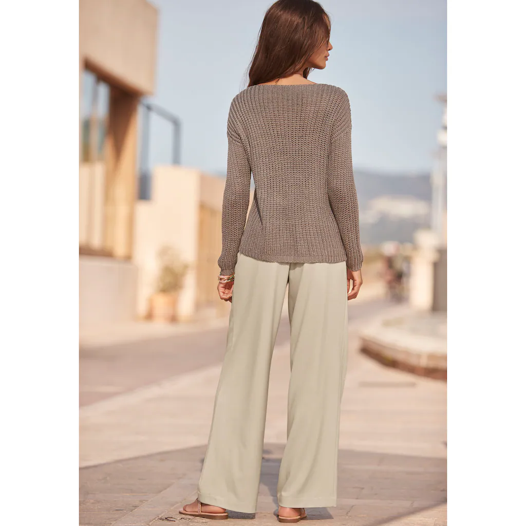 LASCANA Palazzohose im Business-Look elegante Anzughose mit Taschen Bis zu 55% Rabatt