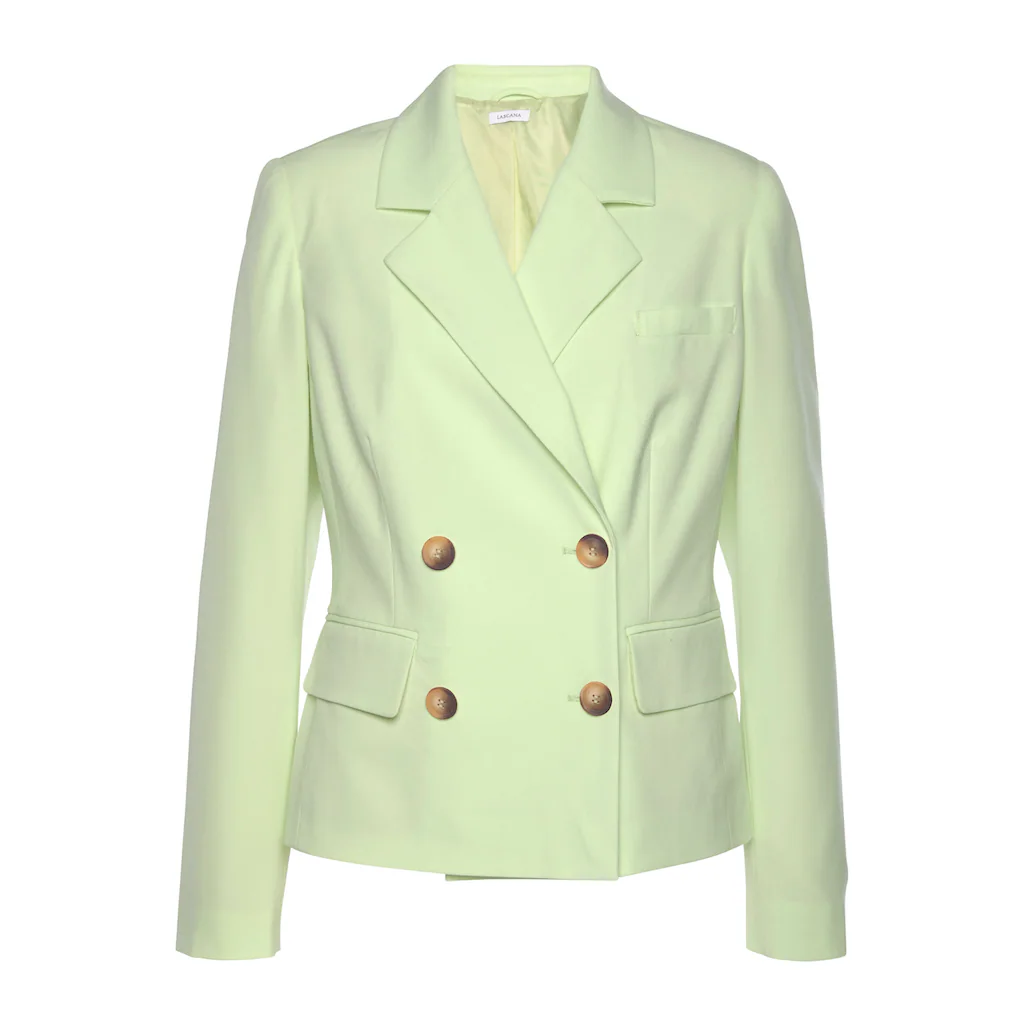 LASCANA Kurzblazer mit doppelreihigem Knopfverschluss Damenblazer sportlich-elegant Nur noch ein Tag übrig