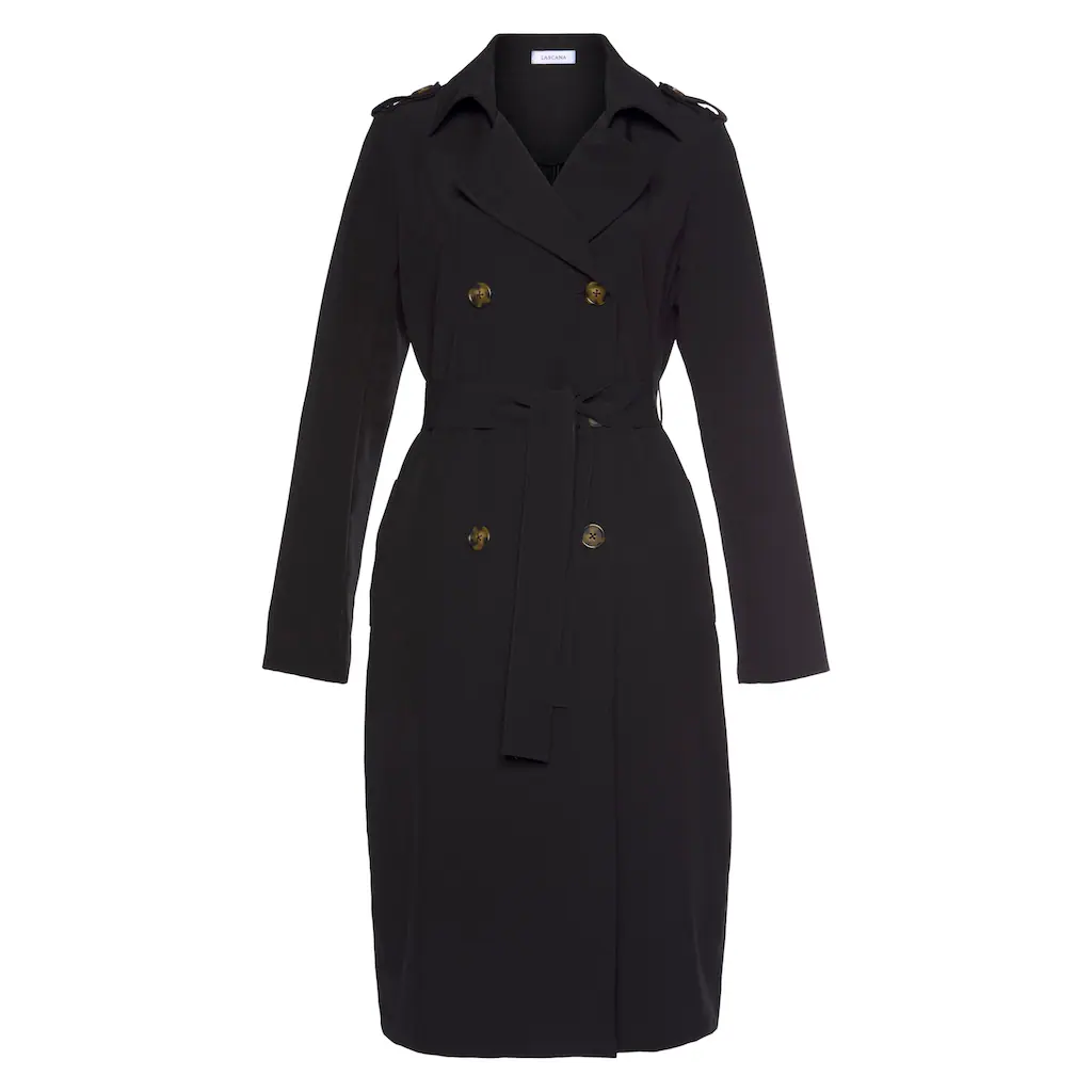 LASCANA Trenchcoat (mit Bindegürtel) zum Regulieren leichter Damenmantel ohne Futter casual-chic Hotsell