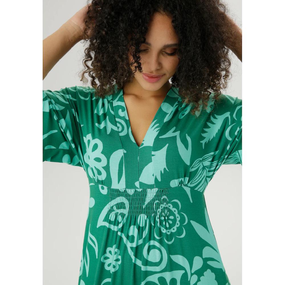 Aniston SELECTED Maxikleid mit weiten 3/4-langen Ärmeln Limitierter Zeitrabatt