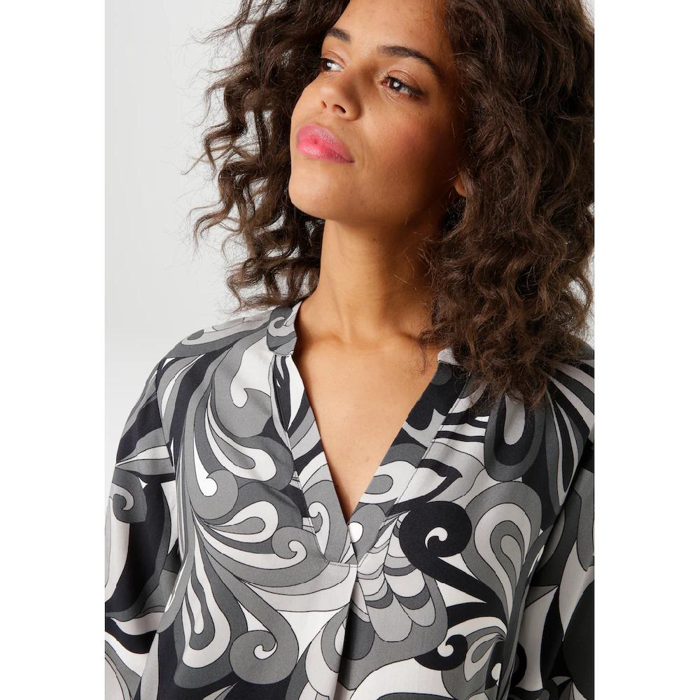 Aniston CASUAL Sommerkleid mit farbharmonischem graphischem Druck Rabatt