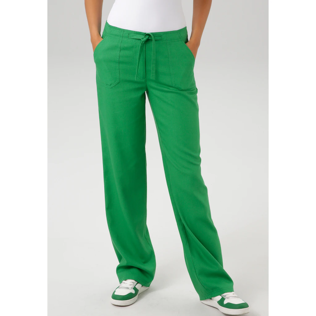Aniston CASUAL Leinenhose mit Bindeband Günstig kaufen