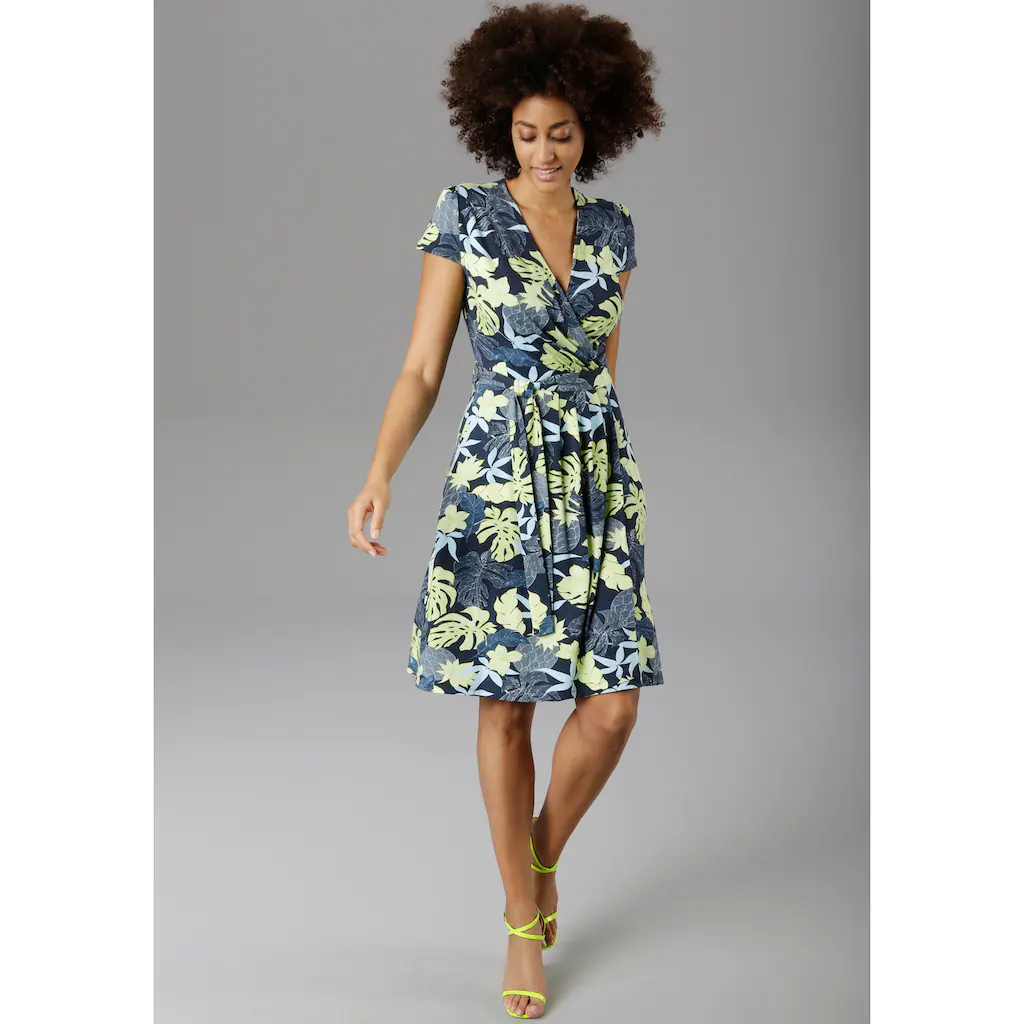 Aniston SELECTED Sommerkleid in modischen Farben Vatertagsangebot