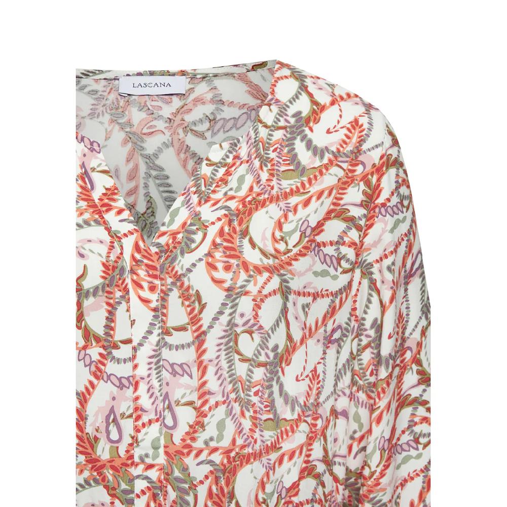 LASCANA Maxikleid mit Alloverprint und Volants langärmlig Druckkleid casual-chic Top Angebot