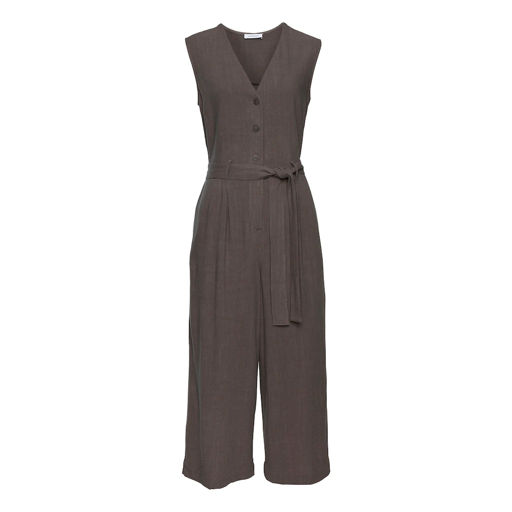 LASCANA Overall (mit Bindegürtel) und Taschen sommerlicher Jumpsuit casual-chic Große Rabatte