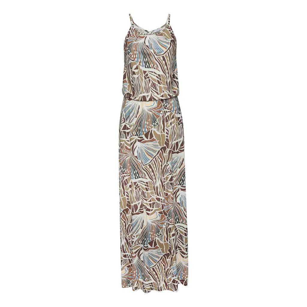 LASCANA Maxikleid leichtes Sommerkleid mit Alloverprint fließendes Strandkleid Letzter Tag