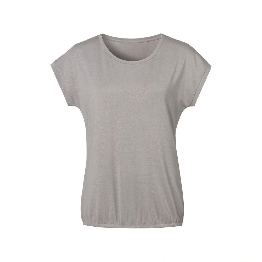 Vivance Rundhalsshirt »mit dezentem Glitzerdruck« aus weicher Viskose-Qualität Bis zu 55% Rabatt