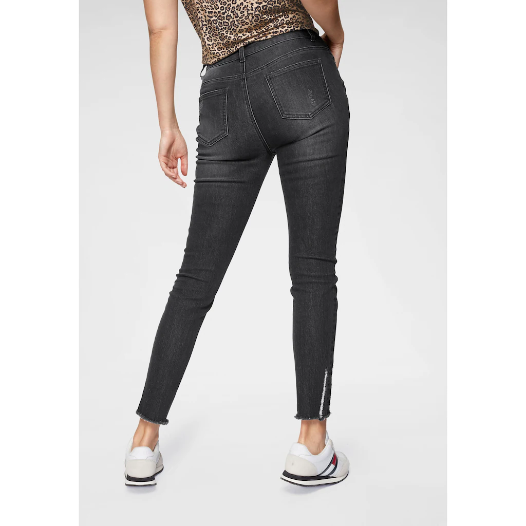Aniston CASUAL Skinny-fit-Jeans mit Destroyed-Effekt Speichern exportieren