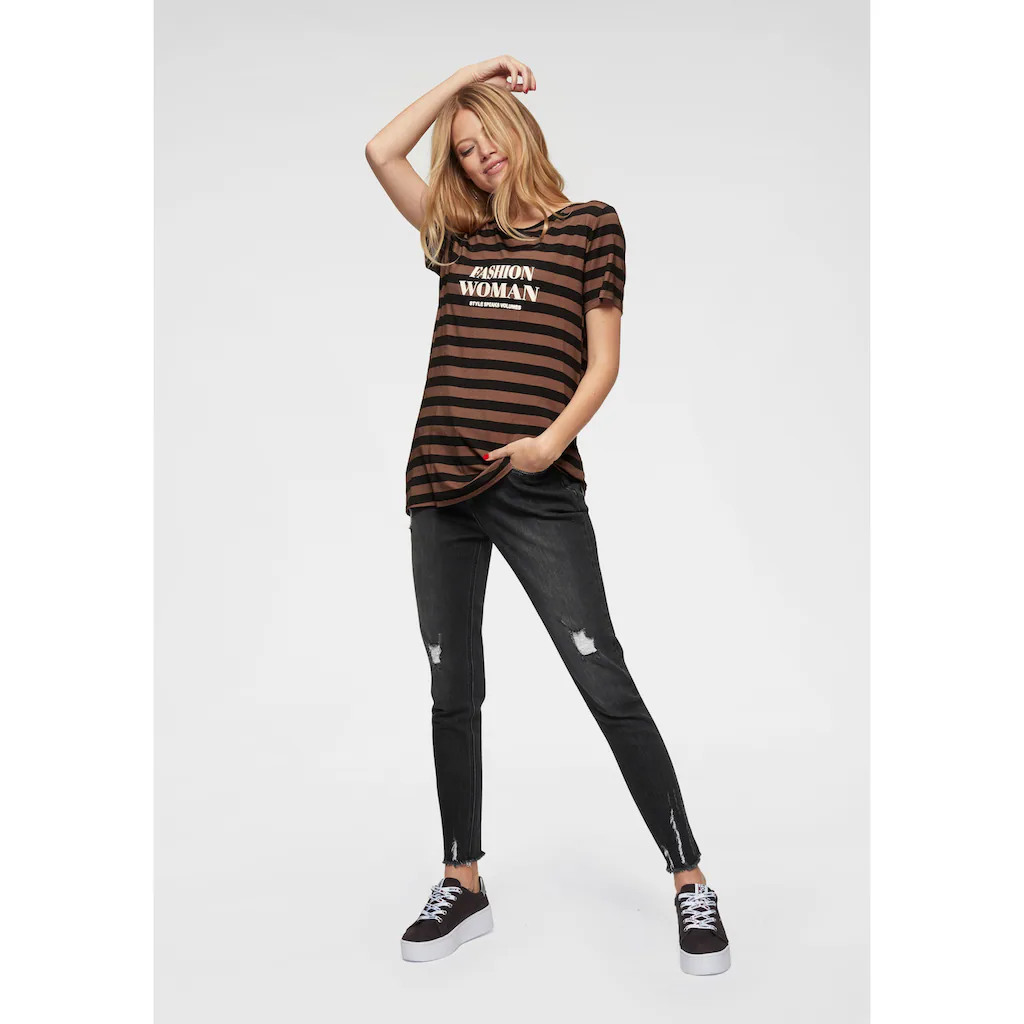 Aniston CASUAL Skinny-fit-Jeans mit Destroyed-Effekt Speichern exportieren