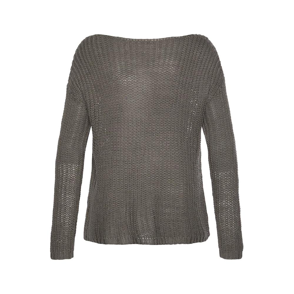 LASCANA Rundhalspullover aus weichem Grobstrick lockerer Strickpullover Damenpullover zollfrei
