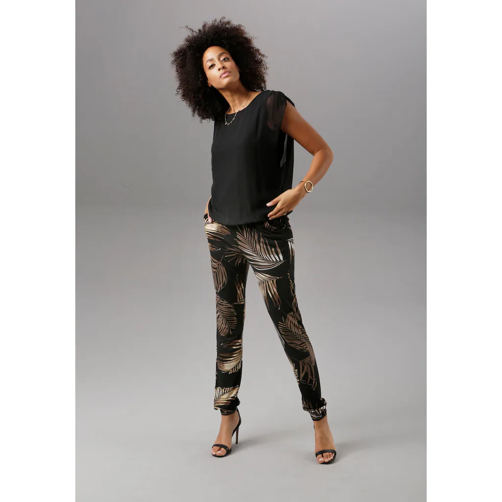 Aniston SELECTED Schlupfhose im Allover-Print Hotsell