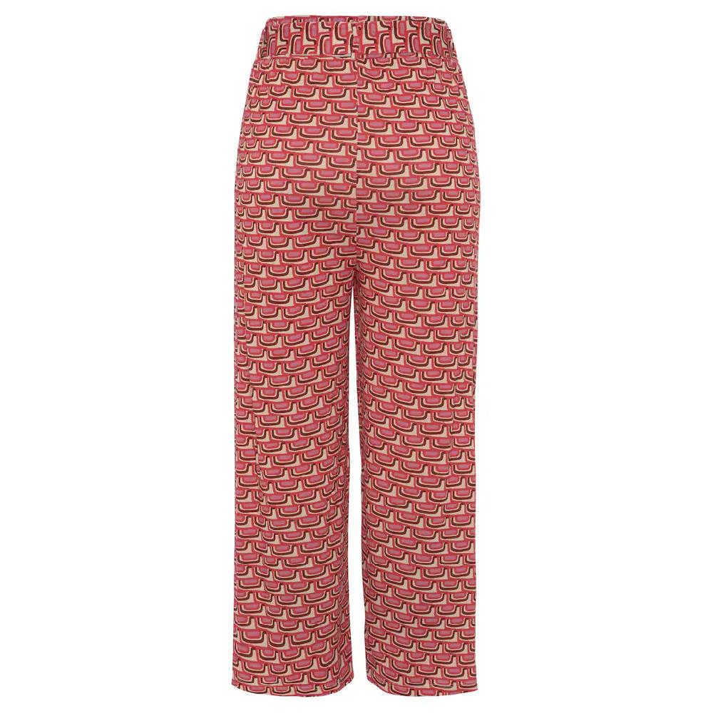 Vivance Culotte (mit Bindegürtel) mit Retroprint leichte Jerseyhose Sommerhose Schlussverkauf