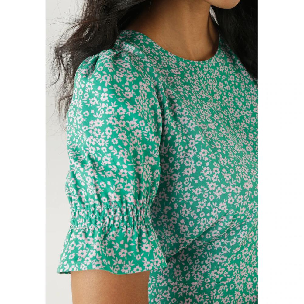 Aniston SELECTED Sommerkleid mit Blümchendruck - NEUE KOLLEKTION Fabrik Onlineshop