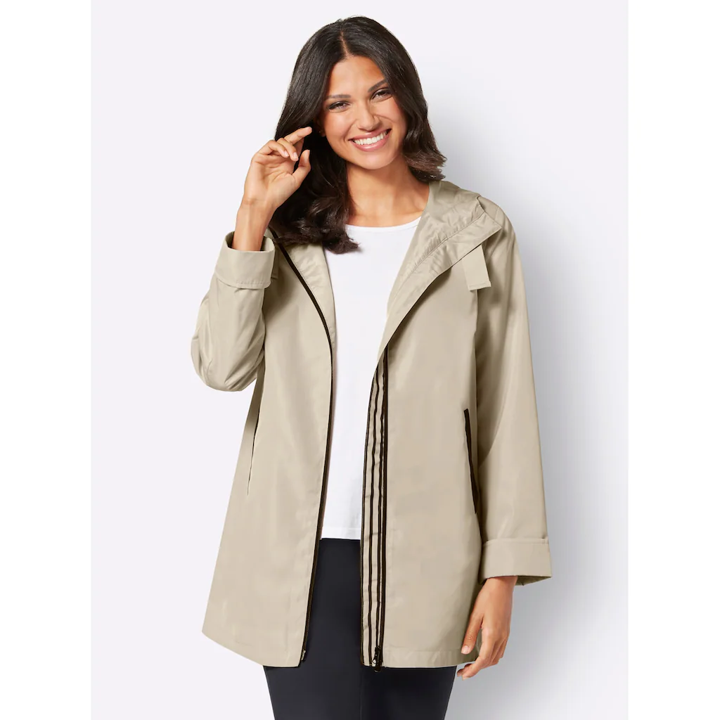 Classic Basics Langjacke mit Kapuze Fabrikpreis