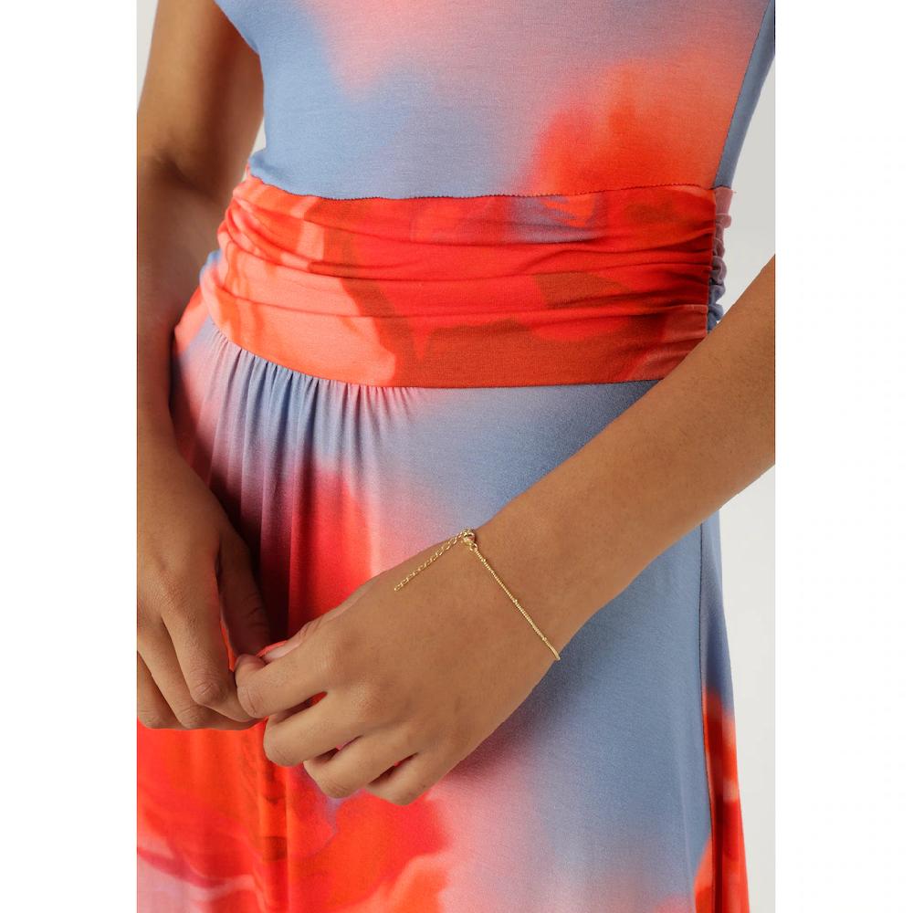 Aniston SELECTED Maxikleid mit figurbetonenden Raffungen in der Taille - NEUE KOLLEKTION Rabatt