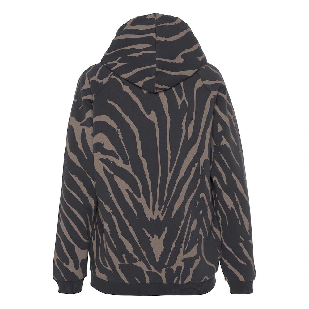 LASCANA Kapuzensweatshirt mit Zebramuster Loungewear Weihnachtsangebot