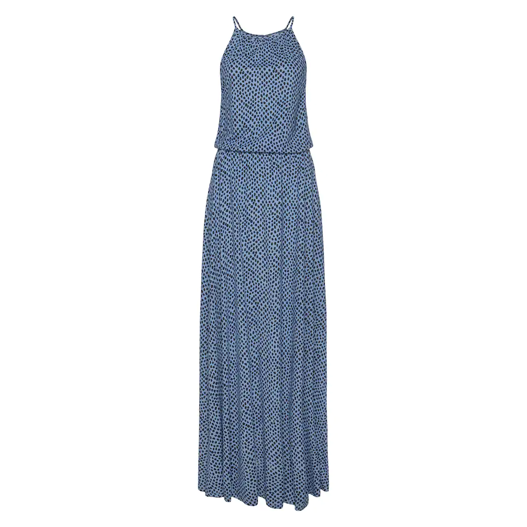 LASCANA Maxikleid mit Alloverdruck luftiges Sommerkleid Strandkleid Tägliche Deals