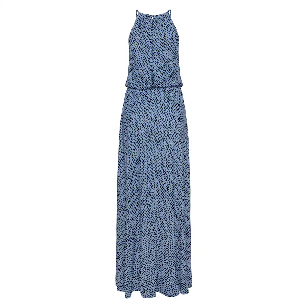 LASCANA Maxikleid mit Alloverdruck luftiges Sommerkleid Strandkleid Tägliche Deals