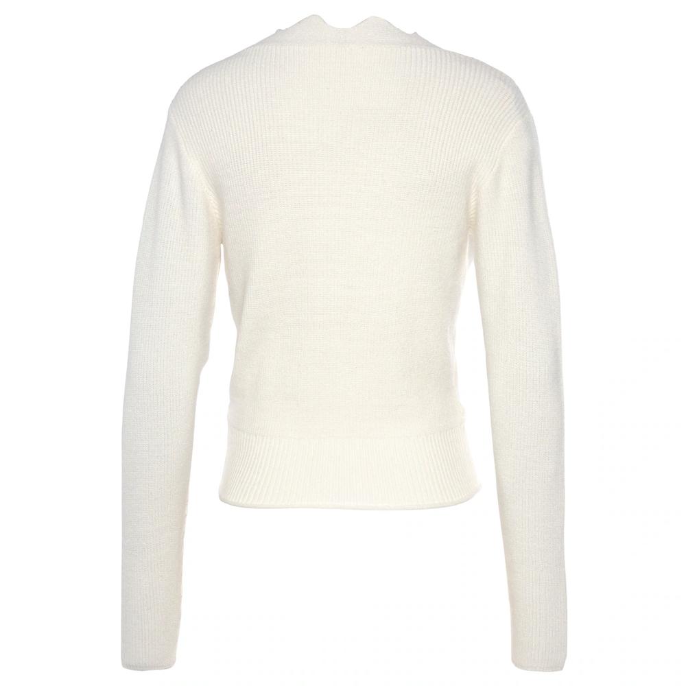 LASCANA Strickpullover mit Wellenkante modischer Damenpullover mit besonderem Ausschnitt Letzter Tag