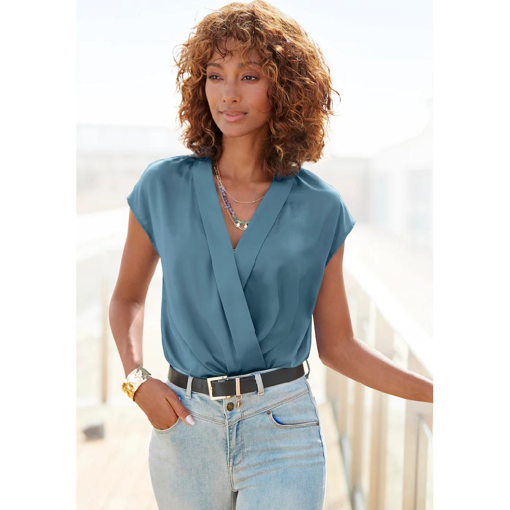 LASCANA Blusenbody in ärmelloser Form elegant Businessmode Basic Bis zu 50% Rabatt
