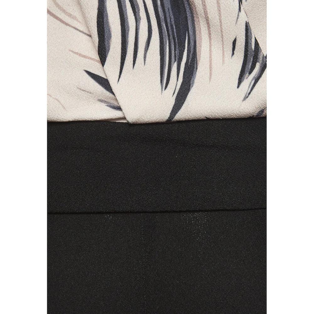 LASCANA Overall mit bedrucktem Oberteil eleganter Jumpsuit Business-Look festlich Vierteljährliche Förderung
