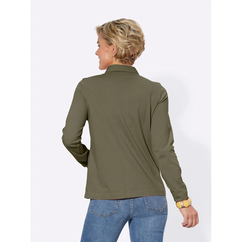 Casual Looks Langarm-Poloshirt »Poloshirt« (1 tlg.) zollfrei