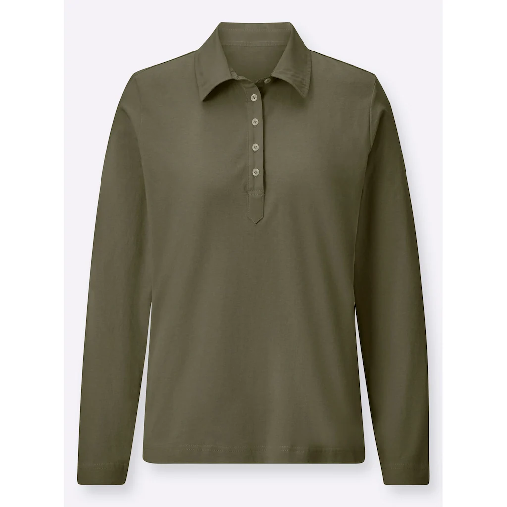 Casual Looks Langarm-Poloshirt »Poloshirt« (1 tlg.) zollfrei