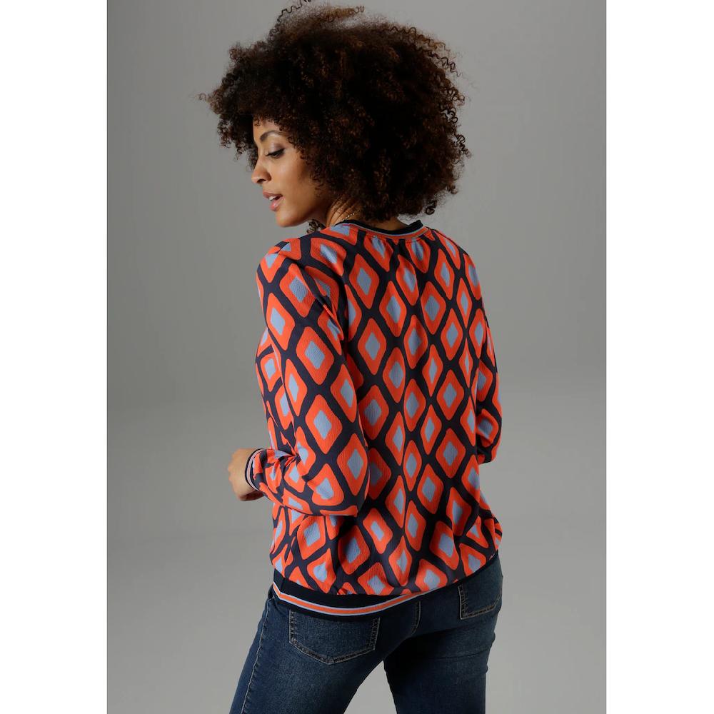 Aniston SELECTED Shirtbluse mit sportiven Bündchen Hotsell