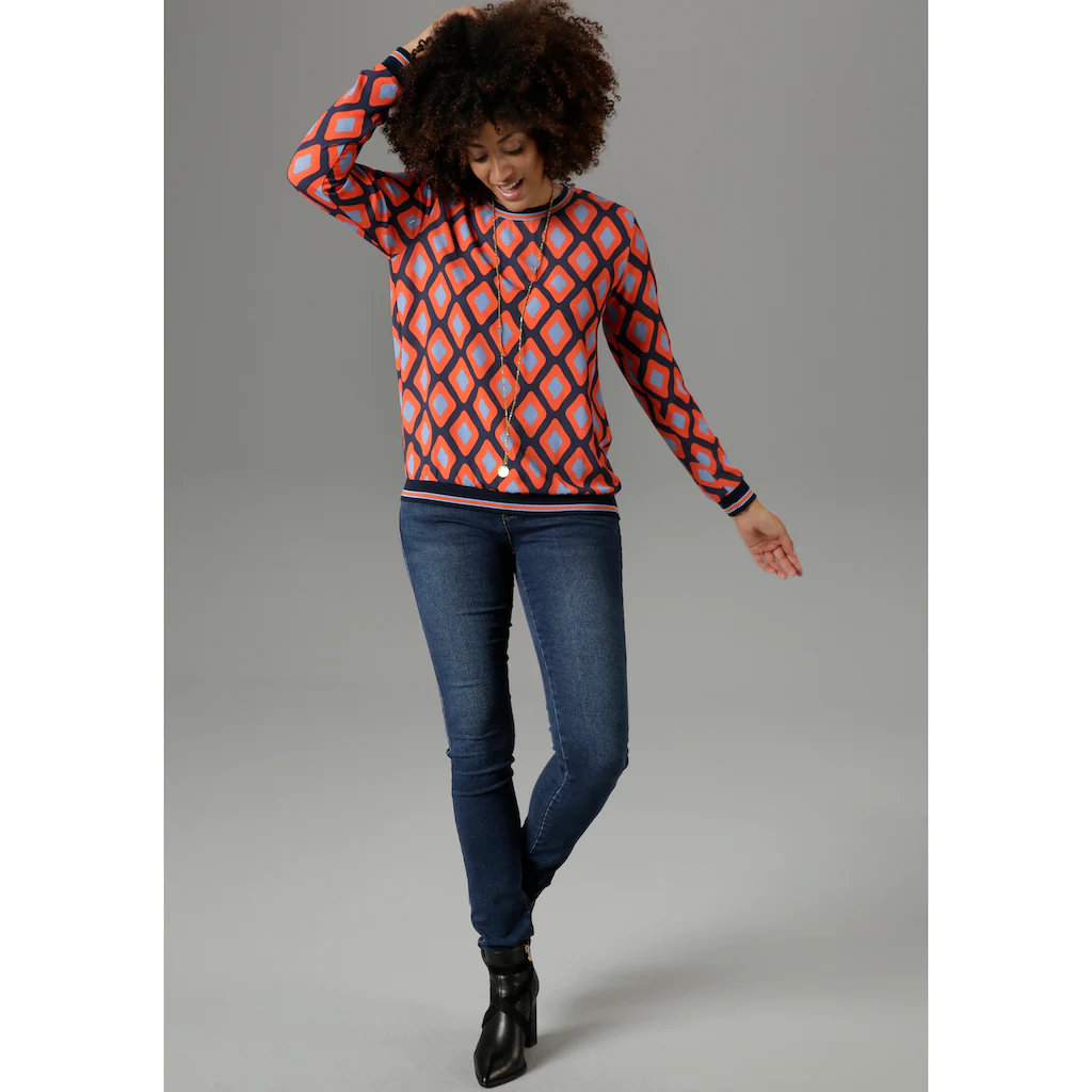 Aniston SELECTED Shirtbluse mit sportiven Bündchen Hotsell