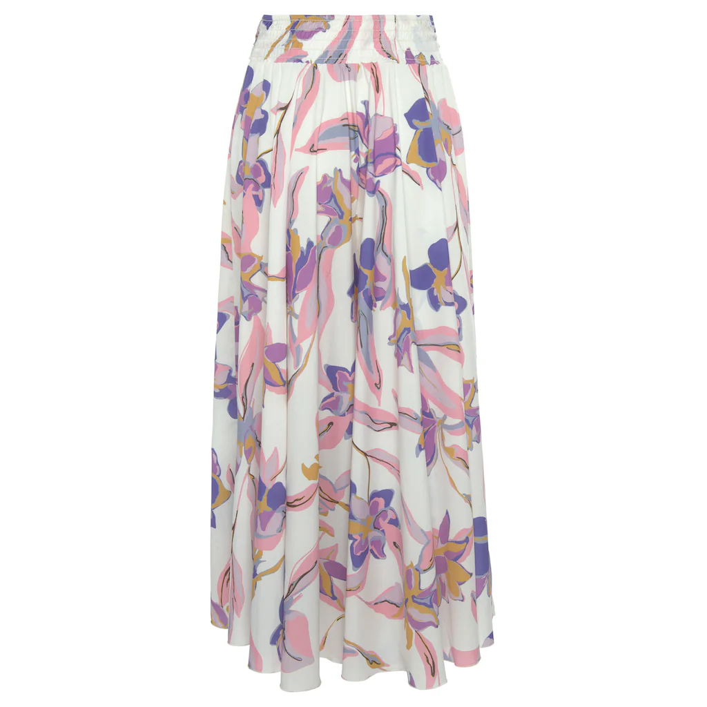 LASCANA Hosenrock mit floralem Alloverdruck Culotte extraweites Bein Begrenztes Angebot