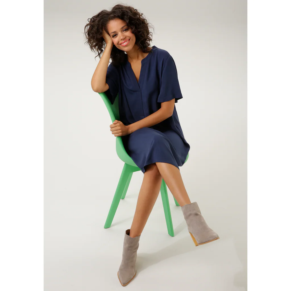 Aniston CASUAL Blusenkleid in trendigen Farben Black Friday