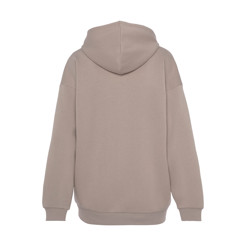 LASCANA Kapuzensweatjacke mit seitlichen Taschen und Innen angeraut Loungewear Muttertagsangebot