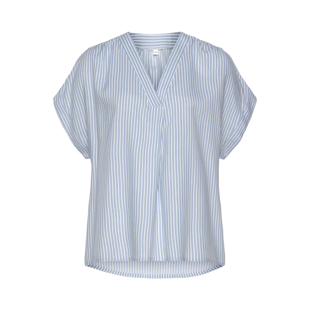 Vivance Kurzarmbluse mit Streifendesign Damenbluse casual Valentinstagsangebot